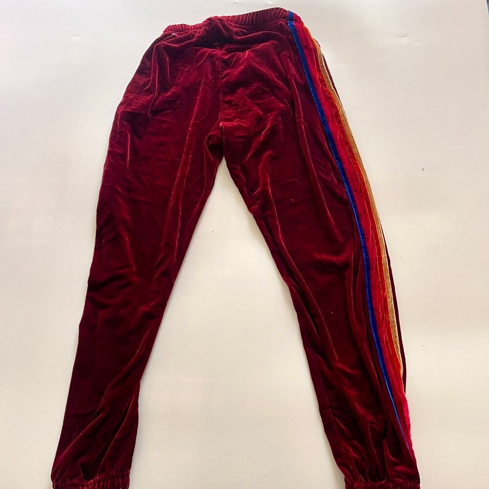 Aviator Nation XS burgundy pants pre owned
